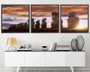 Ver imagem 1 de Quadro Decorativo 195x64cm Ilha De Pascoa Chile Quarto Sala