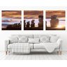 Quadro Decorativo 195x64cm Ilha De Pascoa Chile Quarto Sala - 1