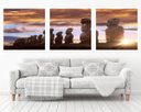 Ver imagem 1 de Quadro Decorativo 195x64cm Ilha De Pascoa Chile Quarto Sala