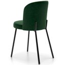 Ver imagem 4 de Kit 3 Cadeiras Sala de Jantar Estofada Gavi L02 Couríssimo Verde Musgo