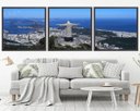 Ver imagem 1 de Quadro Decorativo 195x64cm Cristo Rio De Janeiro Quarto Sala