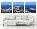 Ver imagem 1 de Quadro Decorativo 195x64cm Cristo Rio De Janeiro Quarto Sala
