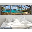 Ver imagem 1 de Quadro Decorativo 195x64cm Fernando De Noronha Quarto Sala