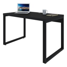 Escrivaninha Mesa Escritório Home Office 1,20x0,70 Yon 40mm Preto Tx - 4
