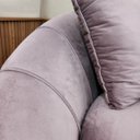 Ver imagem 6 de Poltrona Redonda Giratória Confortável Almofadas Rose Cloe