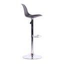 Ver imagem 4 de Banqueta Alta Giratória Estofada Eames LS-134 Preto - Best