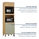 Ver imagem 4 de Paneleiro com 2 Nichos 2 Portas Salvador - Cinamomo/Menta
