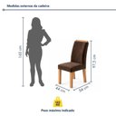 Ver imagem 4 de Conjunto 4 Cadeiras para Sala de Jantar Luisa