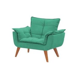 Kit 2 Poltronas Decorativas  Sala Recepção Escritório Opala Suede - 2