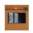 Ver imagem 2 de Painel Ripado para Tv até 75 Polegadas 223cm X 240cm Freijó Pratic Dj Móveis