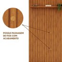 Ver imagem 3 de Painel Ripado para Tv até 75 Polegadas 223cm X 240cm Freijó Pratic Dj Móveis