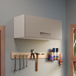 Armário Aéreo Multiuso 80cm 1 Porta Basculante Agata Madesa - 2