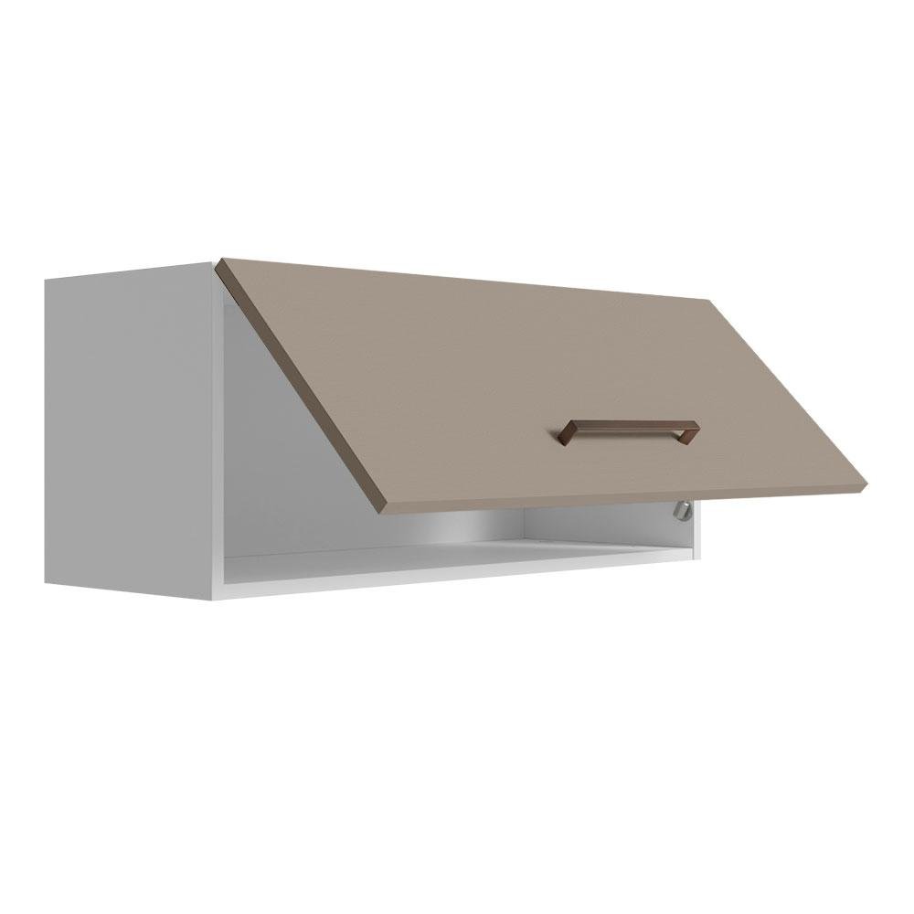 Armário Aéreo Multiuso 80cm 1 Porta Basculante Agata Madesa - 6