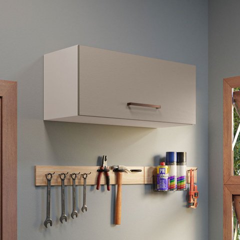 Armário Aéreo Multiuso 80cm 1 Porta Basculante Agata Madesa