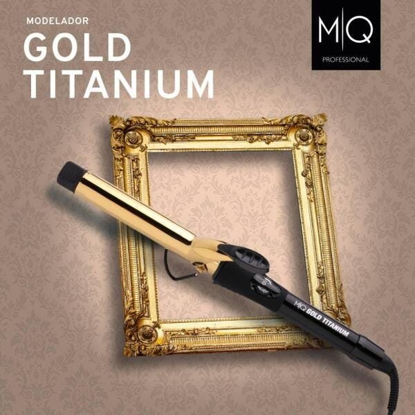 Mq Professional Modelador Cachos Gold Titanium 25mm - Bivolt - 5