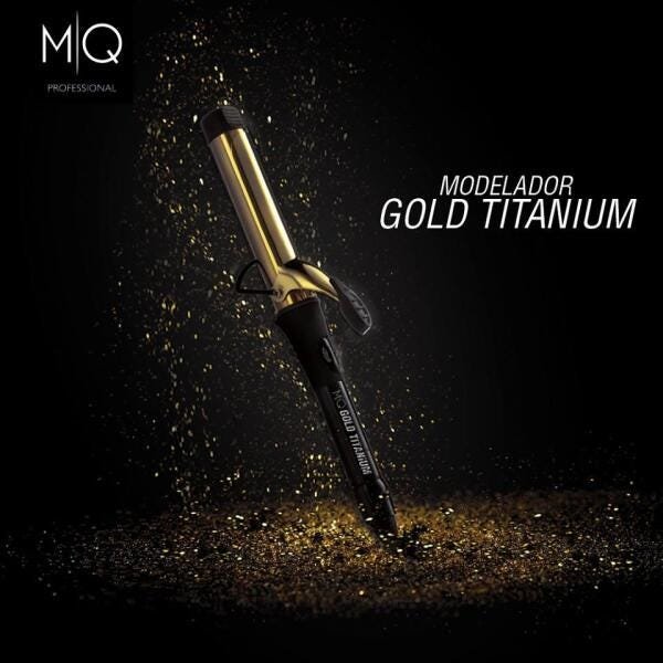 Mq Professional Modelador Cachos Gold Titanium 25mm - Bivolt - 6
