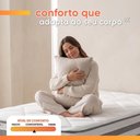 Ver imagem 3 de Cama Box com Baú Solteiro King Prisma Molas Ensacadas Viscoelástico Tecido Lassê Herval