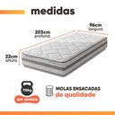 Ver imagem 7 de Cama Box com Baú Solteiro King Prisma Molas Ensacadas Viscoelástico Tecido Lassê Herval