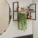 Ver imagem 4 de Kit 2 Prateleiras Suspensas Industrial 80x50x20 Para Cozinha Technox