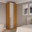 Ver imagem 1 de Guarda Roupa de Canto Reto Modular Altezza Trend Belmax:freijó/off White