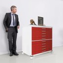 Ver imagem 5 de Mapoteca 10 Gavetas 120,4cm X 122,3cm Aço