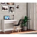 Ver imagem 2 de Escrivaninha Mesa Escritório com 1 Gaveta 75 cm Belmax Branco