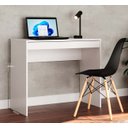 Ver imagem 1 de Escrivaninha Mesa Escritório com 1 Gaveta 75 cm Belmax Branco