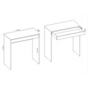 Ver imagem 3 de Escrivaninha Mesa Escritório com 1 Gaveta 75 cm Belmax Branco