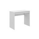 Ver imagem 4 de Escrivaninha Mesa Escritório com 1 Gaveta 75 cm Belmax Branco