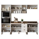 Ver imagem 4 de Cozinha Completa 5pçs Americana Branco/ebano C/ Tampo