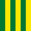 Ver imagem 2 de Papel de Parede Adesivo Rolo 0,58x3,00M Listras Verde Amarelo