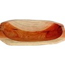 Ver imagem 1 de Gamela Petisqueira de Pau Madeira Modelo Caiacão 27x15 Cm