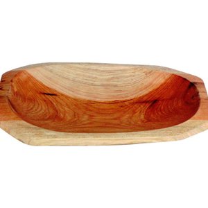 Gamela Petisqueira de Pau Madeira Modelo Caiacão 27x15 Cm