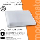 Ver imagem 3 de Travesseiro Nasa Dupla Face Suporte Super Firme Nasão Branco - Fibrasca