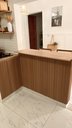 Ver imagem 4 de Painel Ripado Versátil Modular: Kit 10 Unid. 90x27cm Larg. (2,43m²) Talatto Painéis Amêndoa