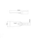 Ver imagem 3 de Cavadeira Reta Menor Tramontina em Aço sem Cabo Tramontina