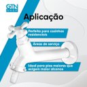 Ver imagem 4 de Torneira Plastica Longa Parede Cozinha 1130942 Viqua Branco