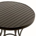 Ver imagem 4 de Mesa Em Alumínio Com O Tampo Ripado De 1,40 Metros Preto