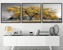 Ver imagem 1 de Quadro Decorativo 195x64cm Árvore De Ipê Amarelo Quarto Sala