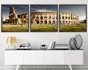 Ver imagem 1 de Quadro Decorativo 195x64cm Coliseu Roma Itália Quarto Sala