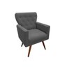 Kit 2 Poltronas Decorativas Aurora Suede - 2