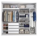 Ver imagem 4 de Guarda Roupa Gramado 2 Portas Correr com Espelhos MDF