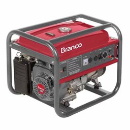Gerador de energia à gasolina B4T-8000 Bivolt - Branco Motores - 1