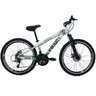 Bicicleta Viking X TUFF29 Freeride Aro 26 Freio a Disco 21 Velocidades Cambios Shimano Branco Verde - 1