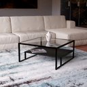 Ver imagem 2 de Mesa de Centro Industrial Moderno Toledo Preto