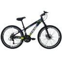 Ver imagem 2 de Bicicleta Vikingx Tuff29 Freeride Aro 26 Freio a Disco 21 Velocidades Cambios Shimano Preto Amarelo