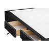 Cama Box Base c/Gavetas Solteiro Poli Tecido Black (78x23-c/2 Gavs) - Castor - 2
