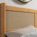Ver imagem 4 de Cama Queen Rattan Madeira Maciça 200 x 160 cm Freijó Cefira Idimex