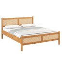 Ver imagem 6 de Cama Queen Rattan Madeira Maciça 200 x 160 cm Freijó Cefira Idimex