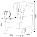 Ver imagem 4 de Poltrona de Amamentação Pés Madeira e Puff Letícia Sintético Branco - Phoenix Phoenix Baby